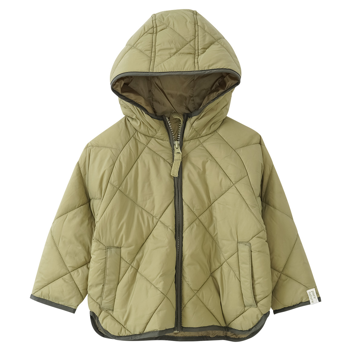 Baby Steppjacke mit Kapuze
