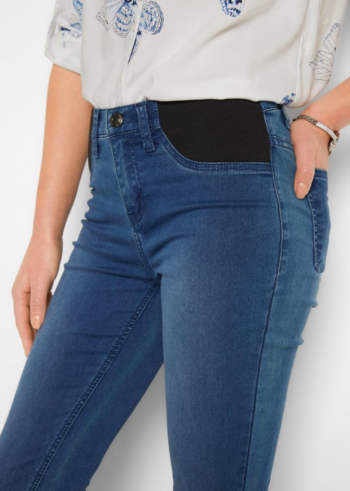 Jeans mit bequemem Bund
