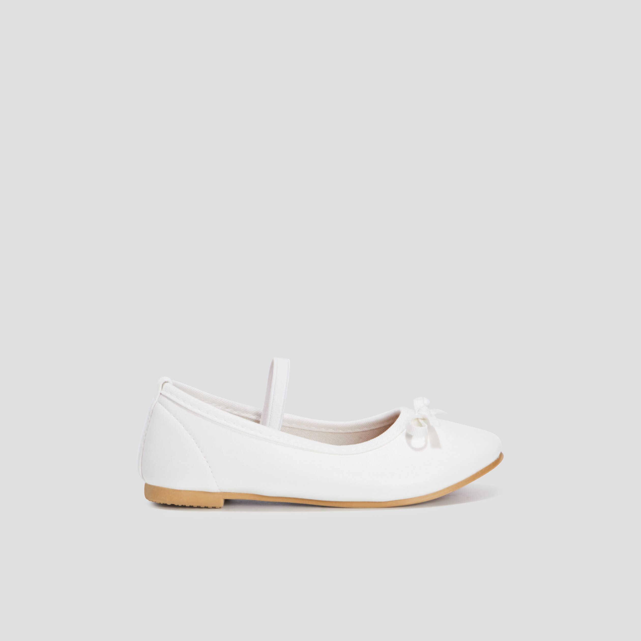 Ballerines irisé à bride blanc fille | La Halle