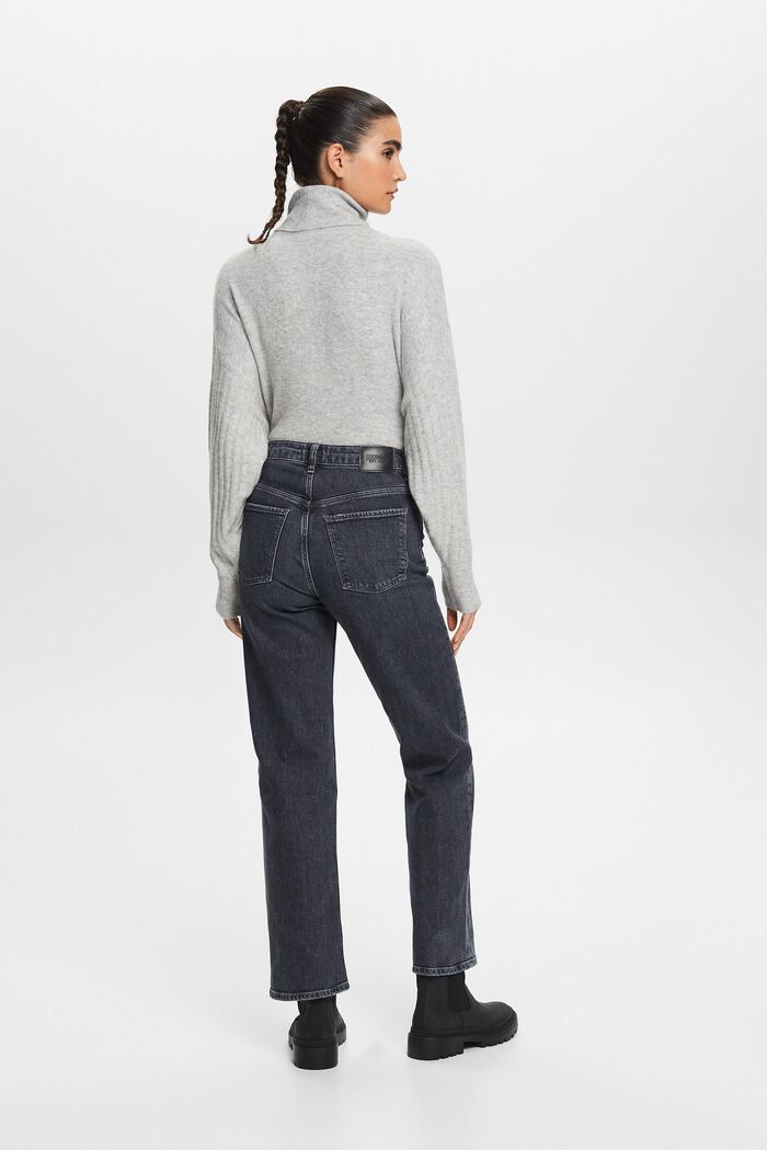 80er-Jeans mit geradem Bein in Knöchellänge