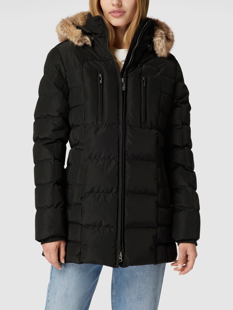 Funktionsjacke mit Zweiwege-Reißverschluss Modell 'HOLLYWOOD 560' in schwarz