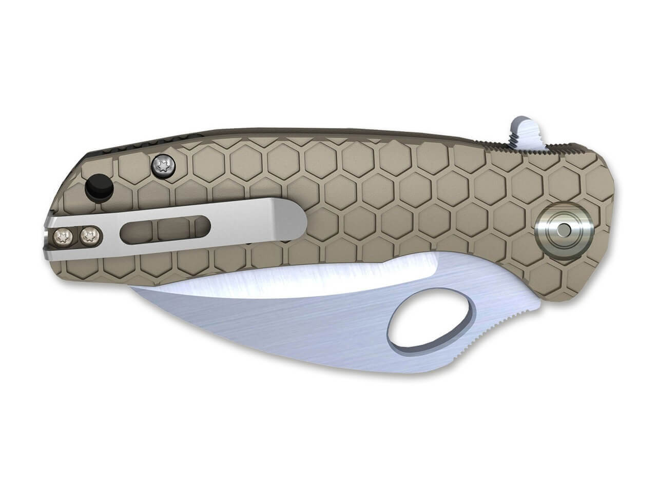 Claw Small Tan Serrated