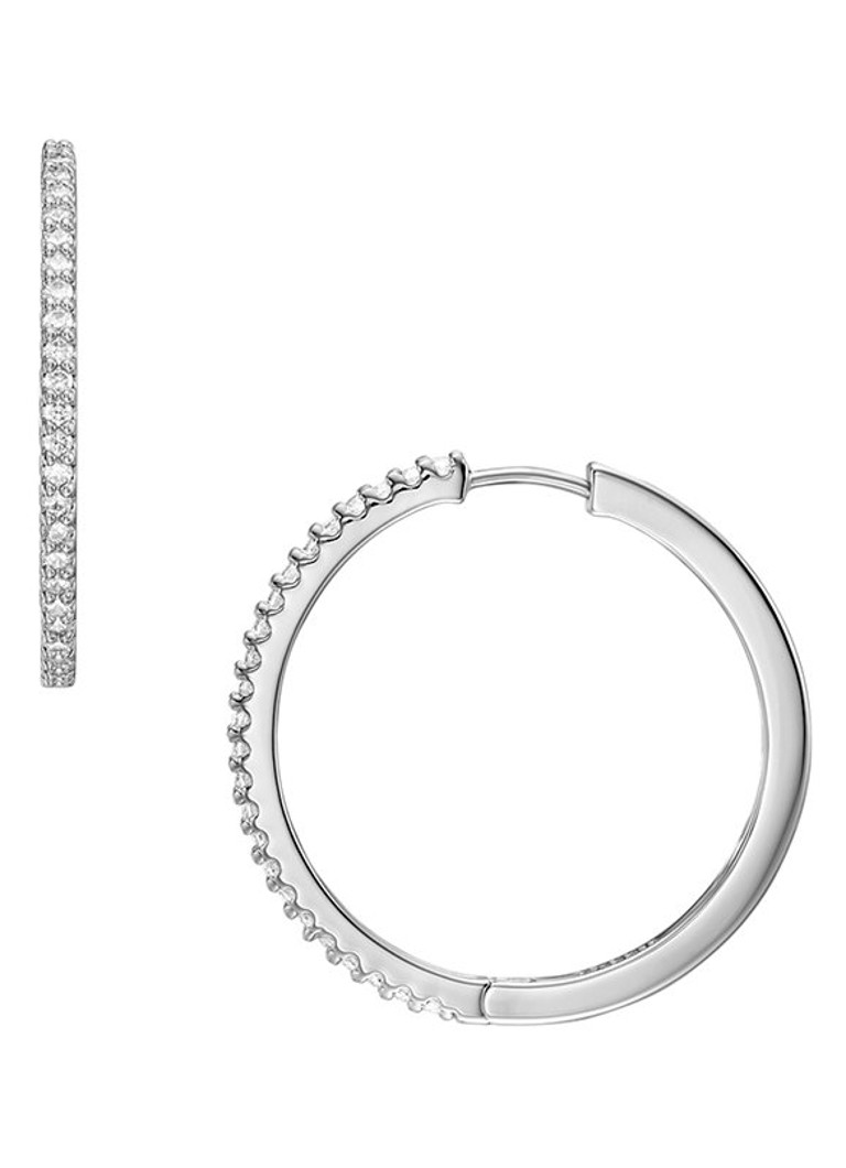 Fossil Ellis earrings with zirconia JA7274040