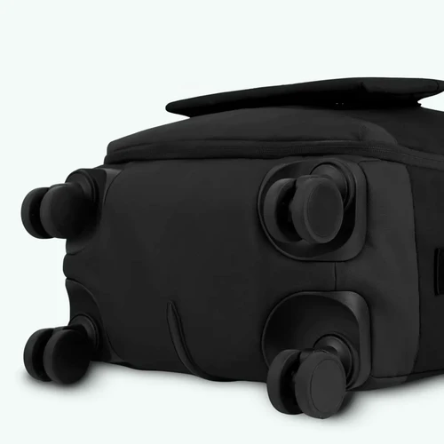 Small Berlin Black 4-Wheel Soft Suitcase