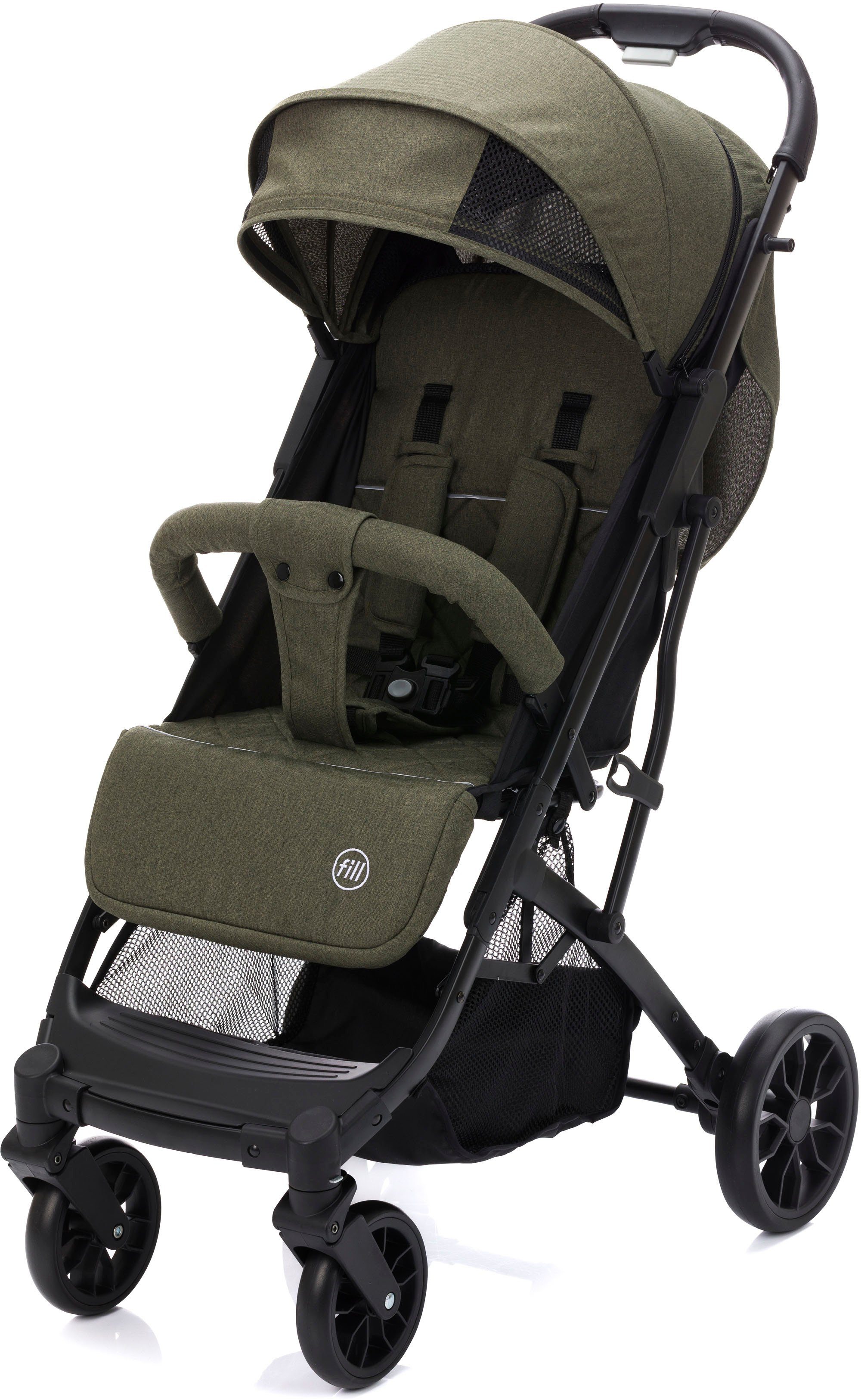 Fillikid Kinder-Buggy Styler Elite, oliv melange