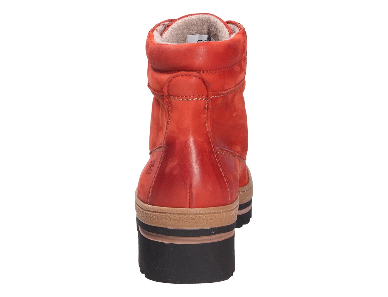 PAUL GREEN Schnür-Stiefeletten rot