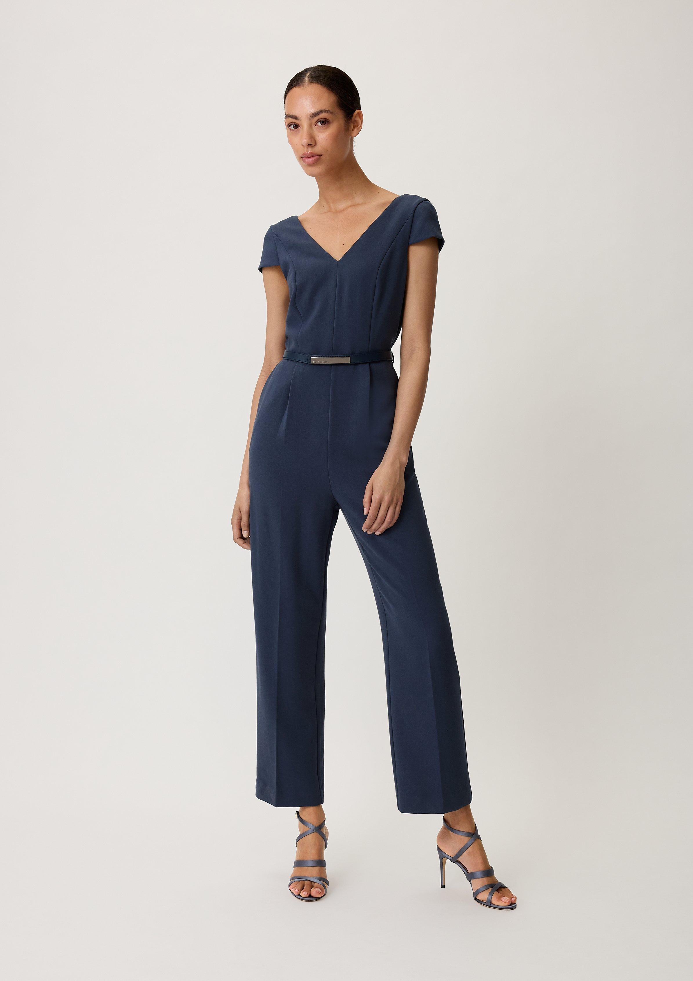 Overall aus Viskosemix - tiefblau