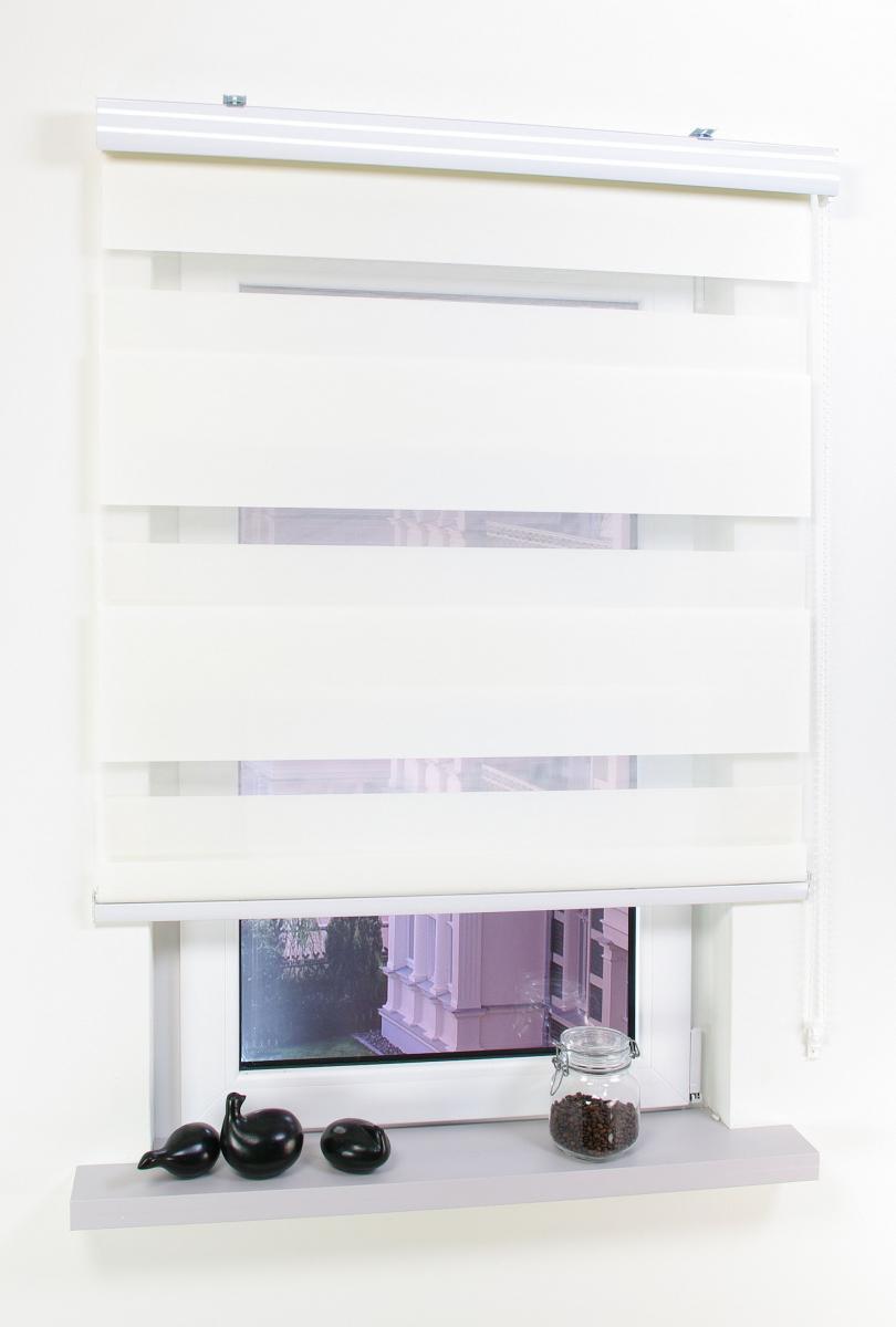 Bella Casa Duo-Rollo mit Kasette, Rollo, 220 x 90 cm (Höhe x Breite) champagner
