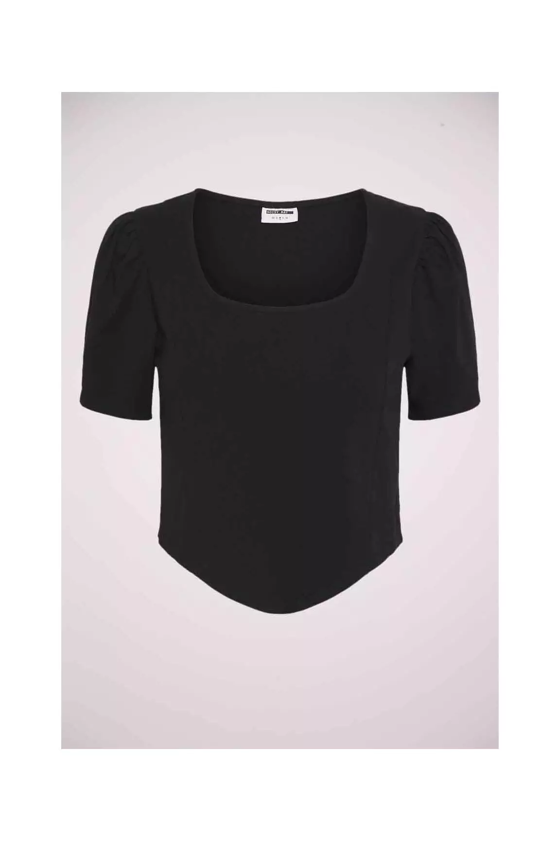 Noisy May Crop Tops Femme couleur noir