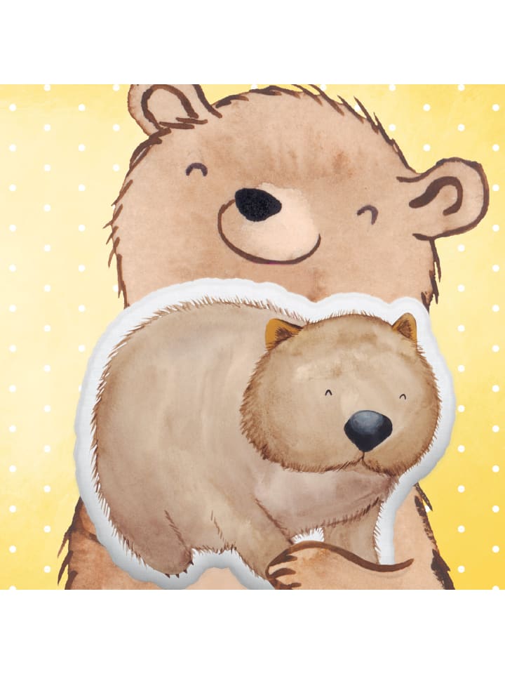 Mr. & Mrs. Panda Kissen Kuscheltier Wombat ohne Spruch in Weiß günstig kaufen