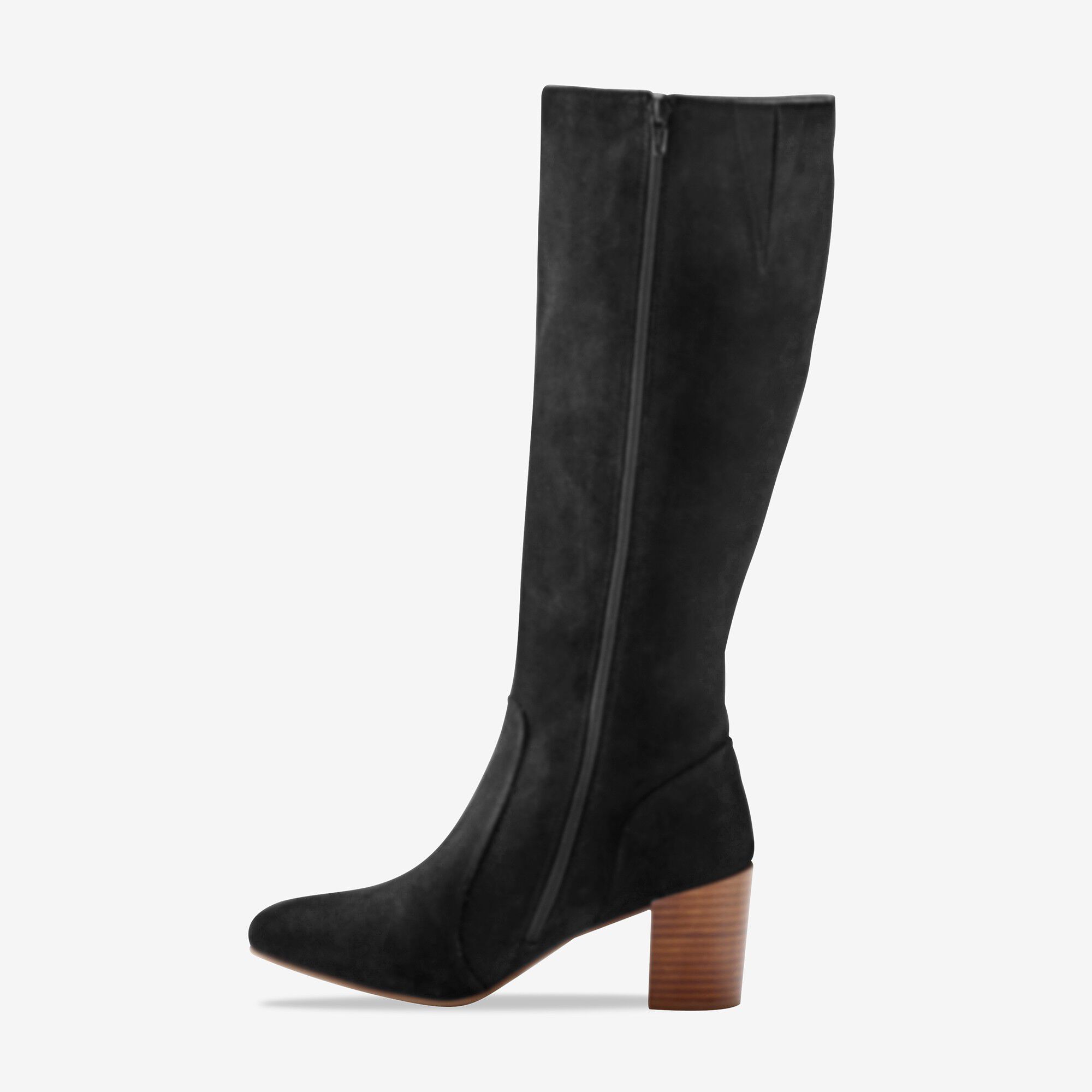 Bottes à talon spécial larges mollets