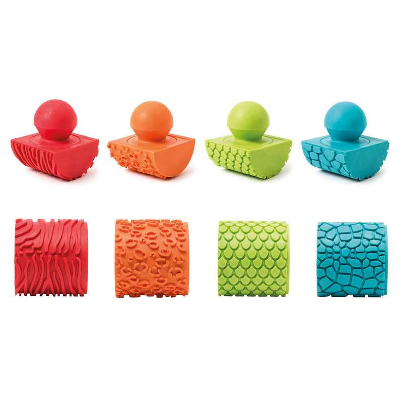 4 tampons motifs jungle Oxybul
