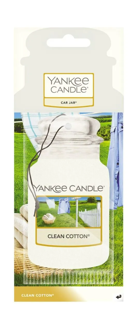 Αρωματικό αυτοκινήτου Yankee Candle Clean Cotton