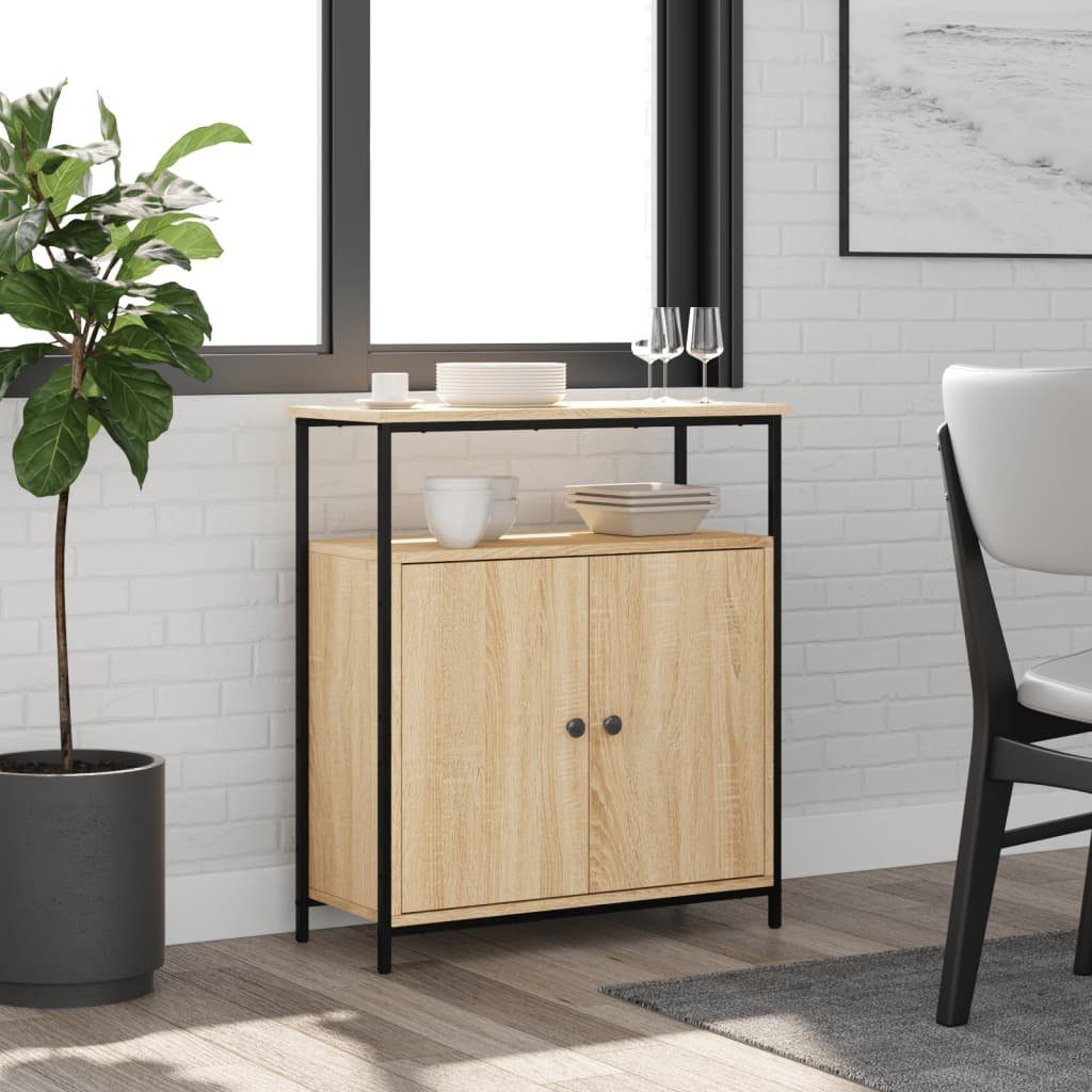 vidaXL Sideboard Sideboard Sonoma-Eiche 70x30x80 cm Holzwerkstoff (1 St)