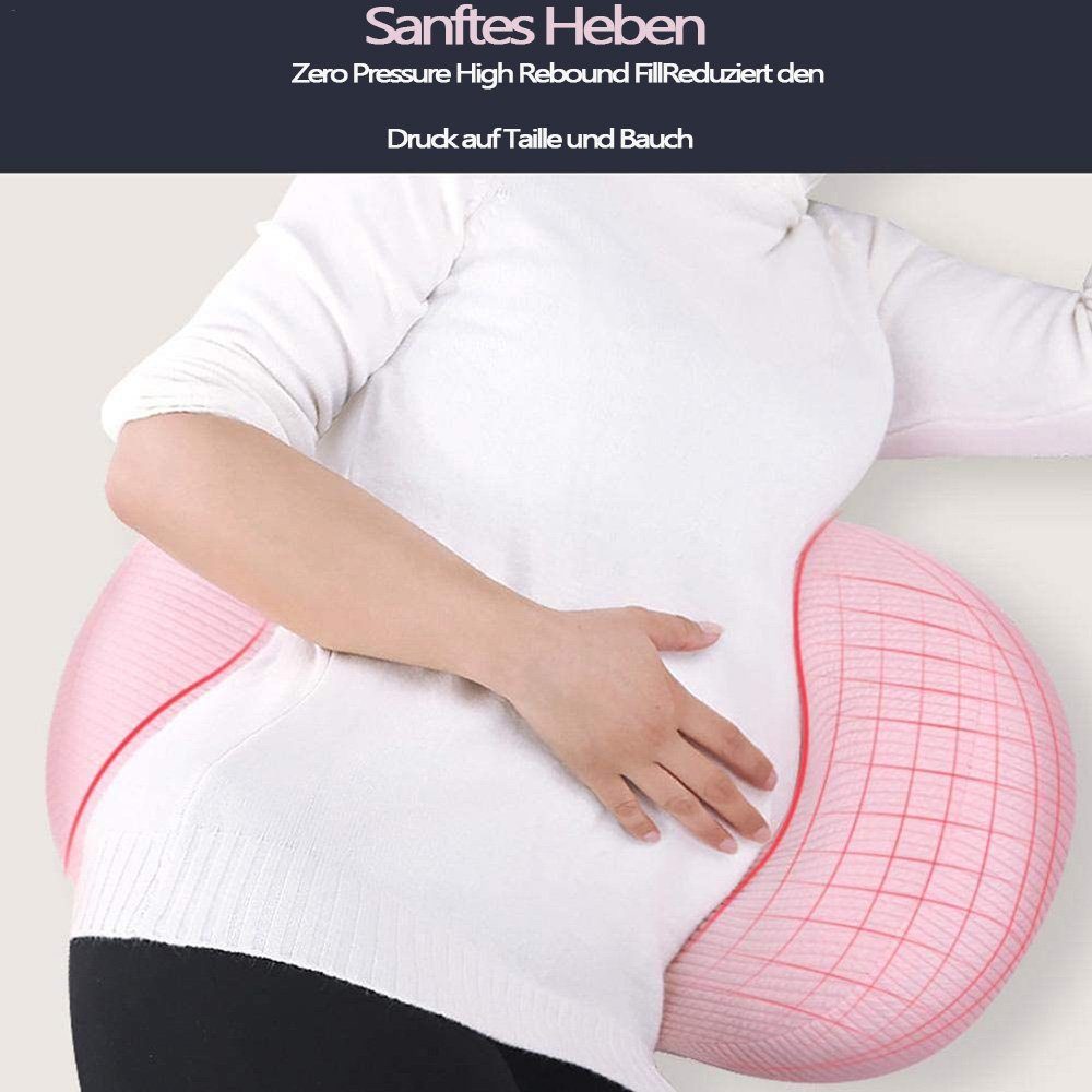 Zeaicos Seitenschläferkissen Schwangerschaft Körperkissen Seitenschläferkissen Doppelkeil