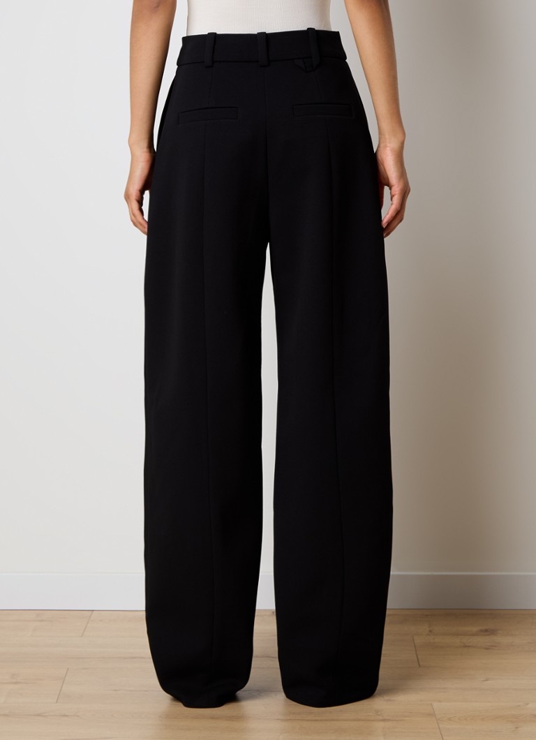 Jacquemus Korkeavyötäröiset väljät housut sivutaskuilla