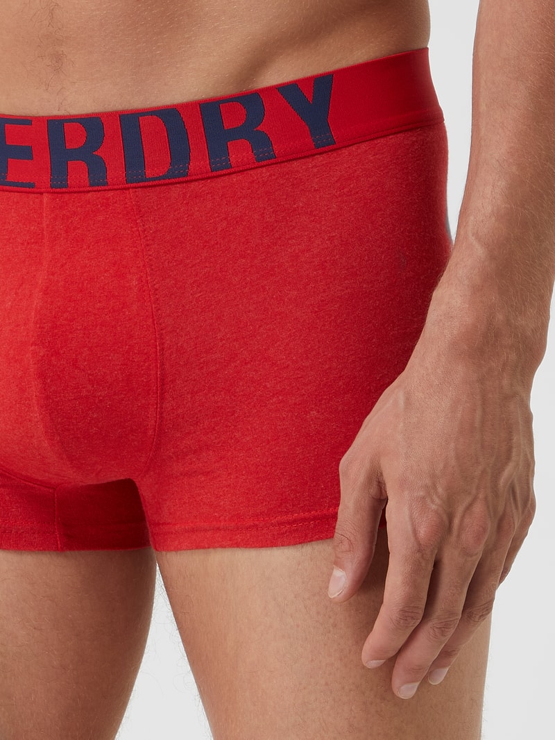 Trunks mit Stretch-Anteil im 2er-Pack in rot