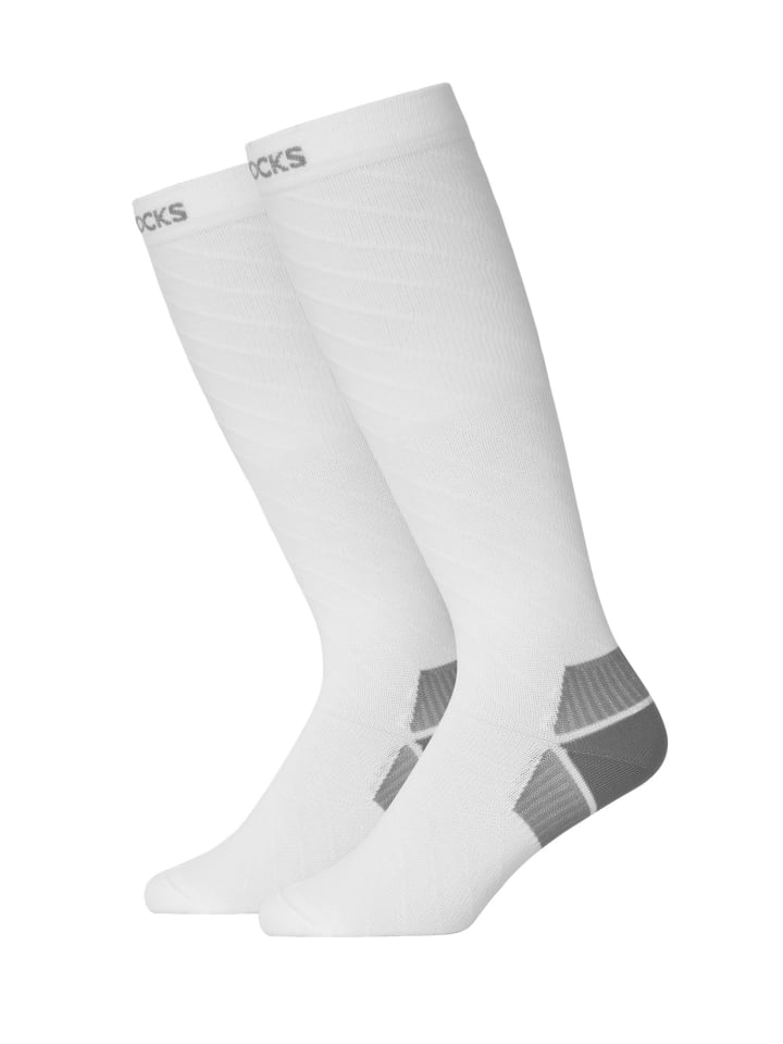 SNOCKS Kompressionssocken 1 Paar in Weiß günstig kaufen