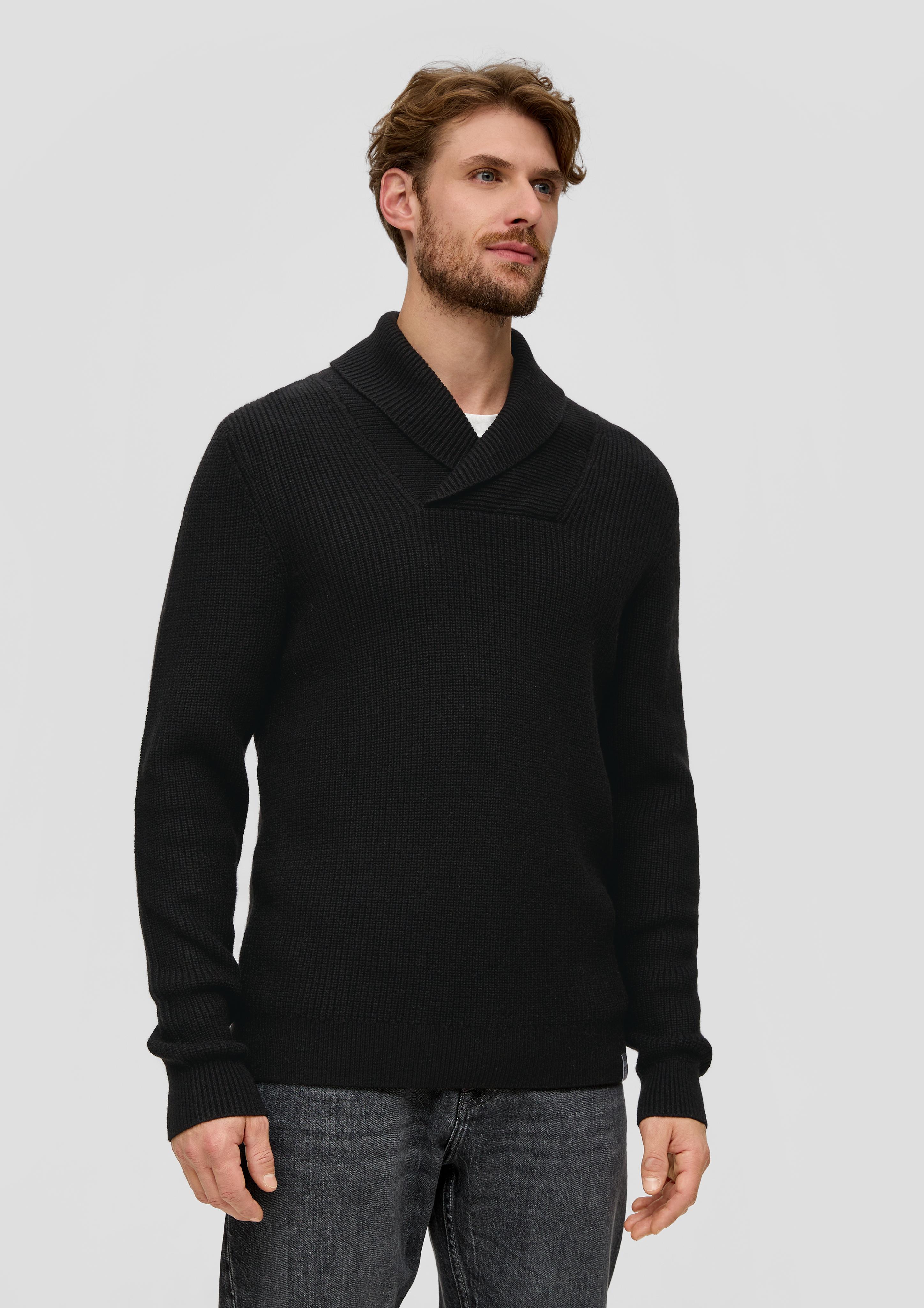 Strickpullover mit Schalkragen  2137412-9999