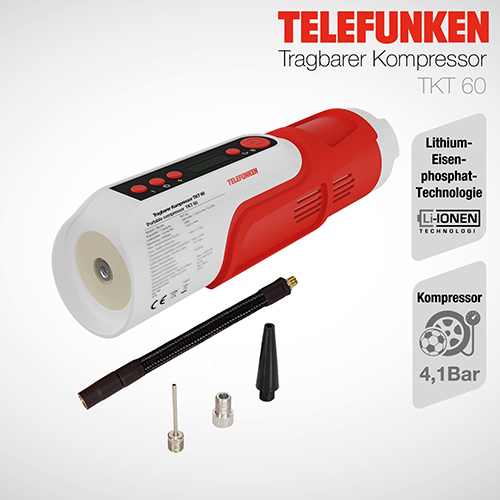 Telefunken Tragbarer Kompressor TKT 602414
