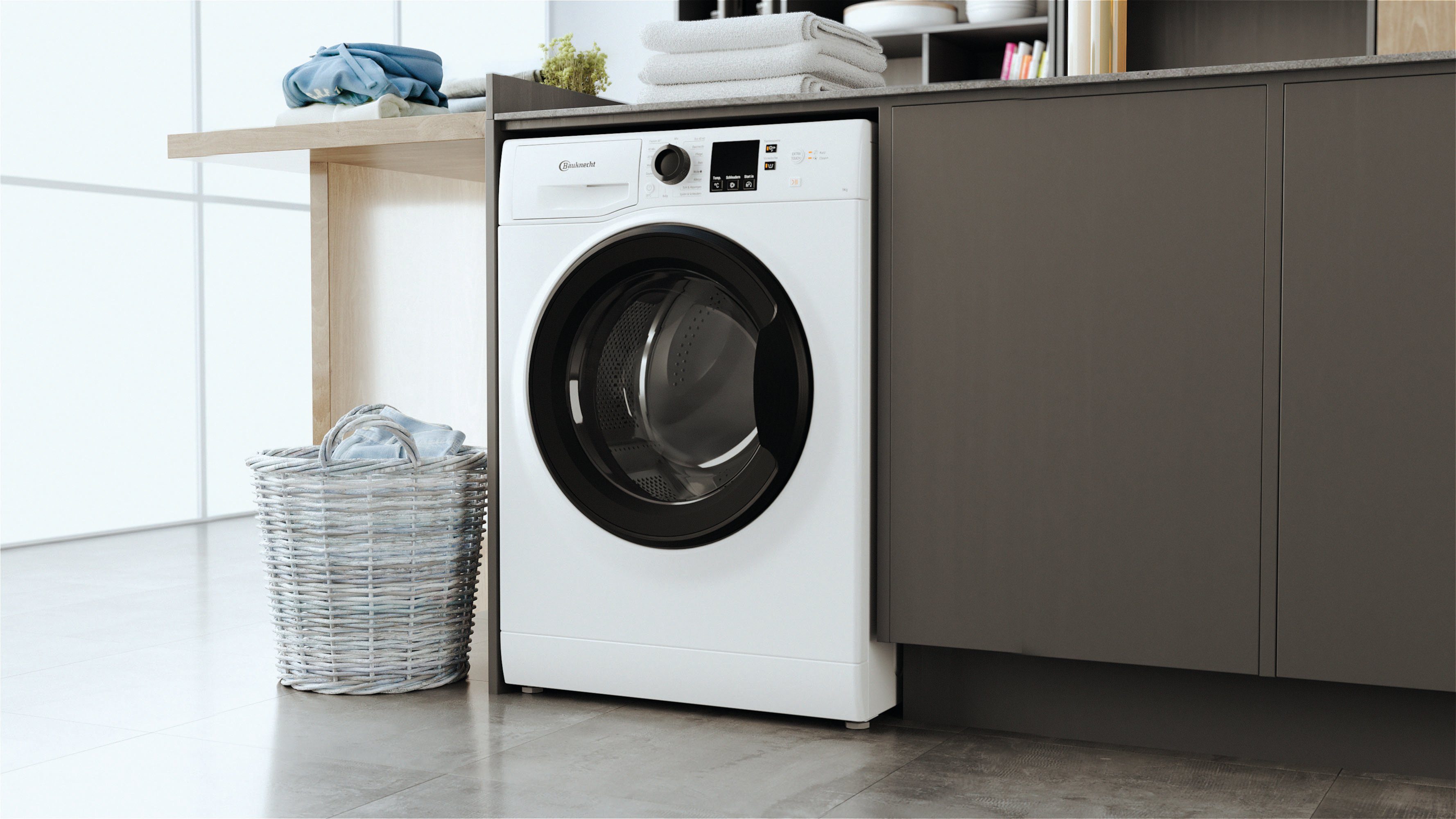 BAUKNECHT Waschmaschine Super Eco 945 A, 9 kg, 1400 U/min, 4 Jahre Herstellergarantie