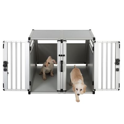 Autohundebox AluRide Doppelbox