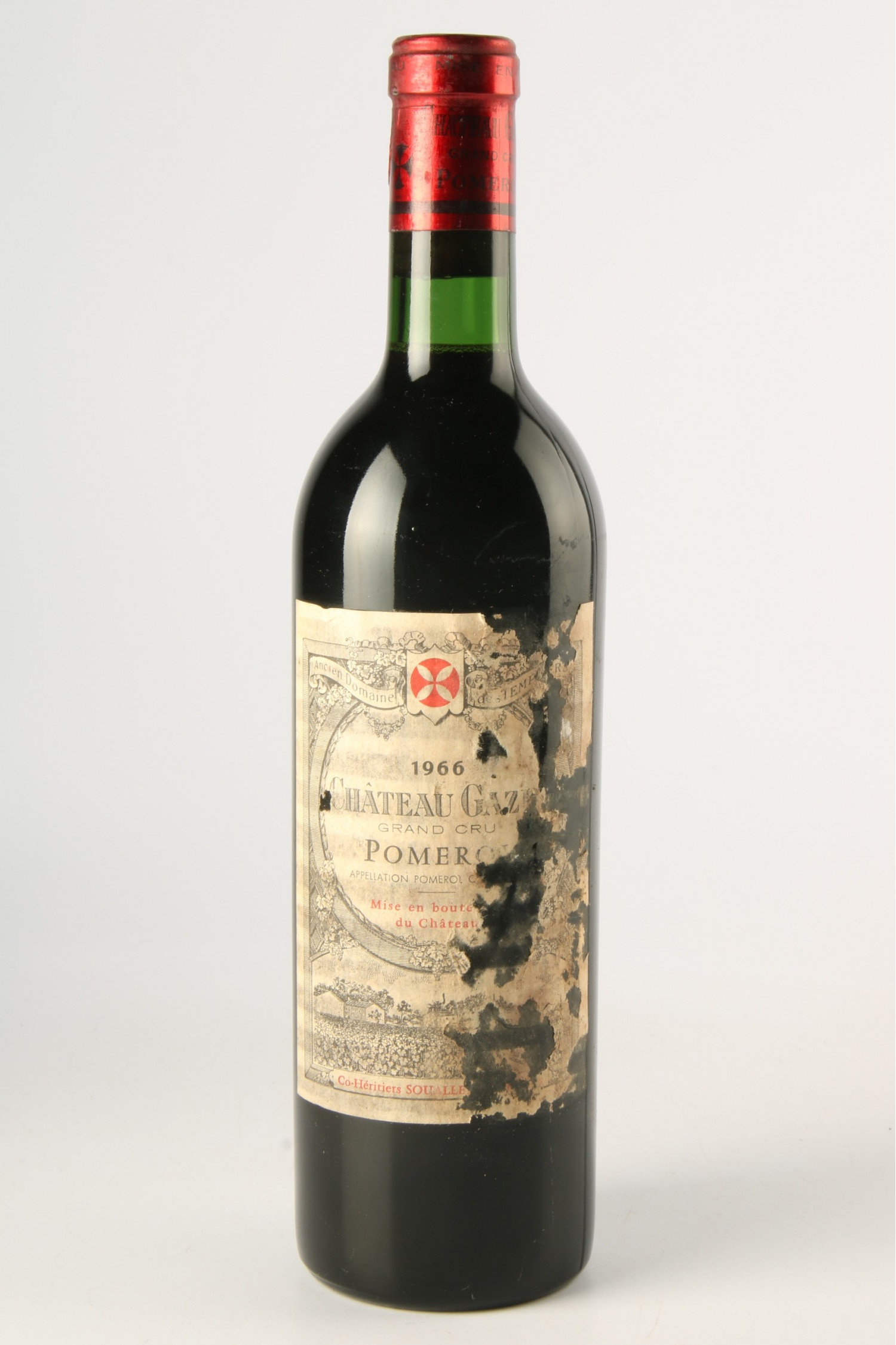 Vin 1966 CHÂTEAU GAZIN 1966, Pomerol. Vin ancien - SoDivin