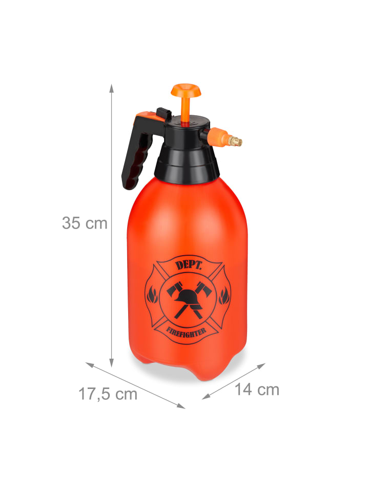 relaxdays Feuerlöscher-Wasserspritze in Orange günstig kaufen onesize