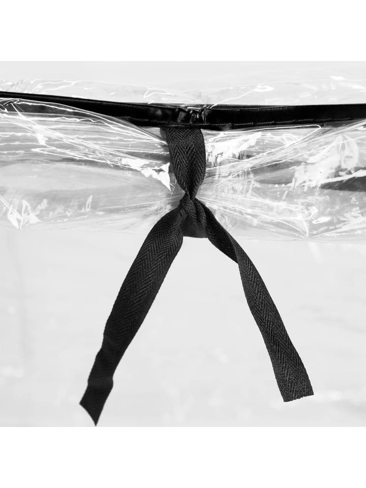 relaxdays Folienfrühbeet in Transparent/ Schwarz - (B)189 x (H)71 x (T)78 cm günstig kaufen onesize