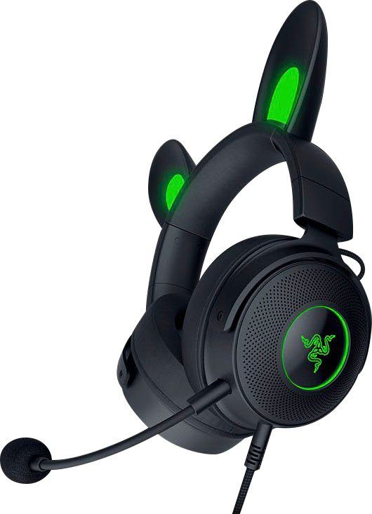 RAZER Kraken Kitty V2 Pro Gaming-Headset (Mikrofon abnehmbar, Rauschunterdrückung, Stummschaltung)