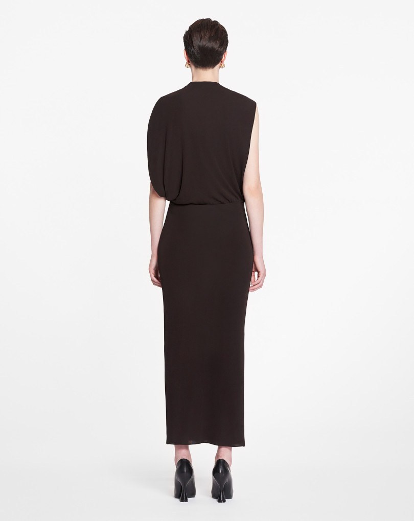 ROBE DRAPÉE SANS MANCHES
