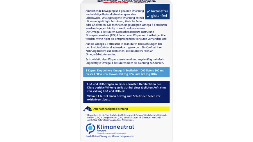 Doppelherz Omega-3 Seefischöl 1000