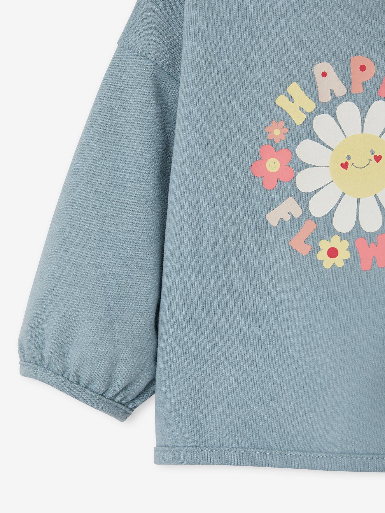 Vertbaudet Baby Sweatshirt mit Recycling-Polyester - graublau