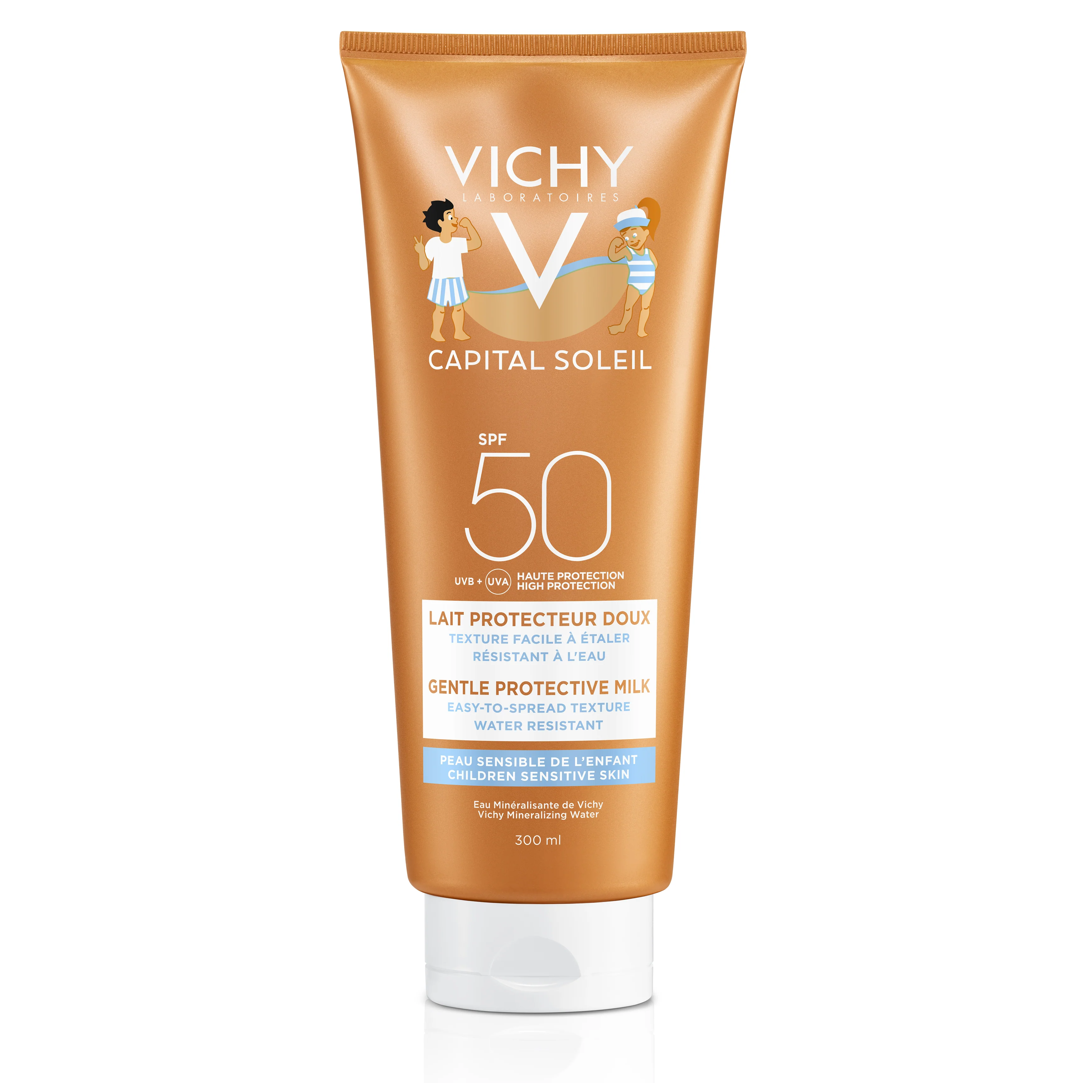 Capital Soleil Capital Soleil Baby Milk SPF 50 - Children's Sunscreen, High Protection Body Sun Milk, Children's Products