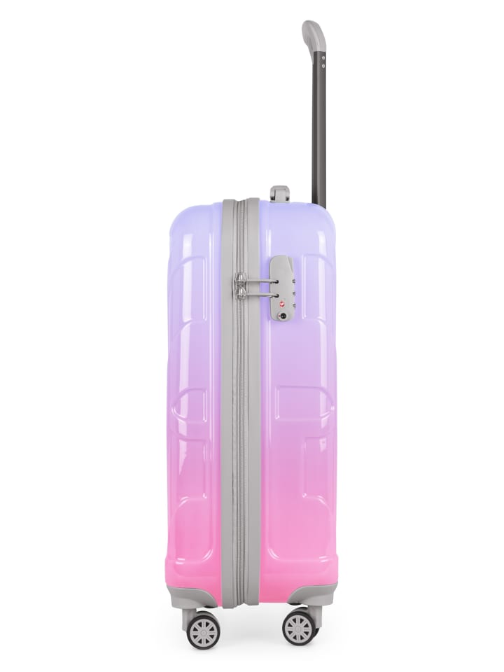suitline Handgepäckkoffer 55x35x20 cm Carry-On 55cm Hartschale 34 L in Sakura günstig kaufen S