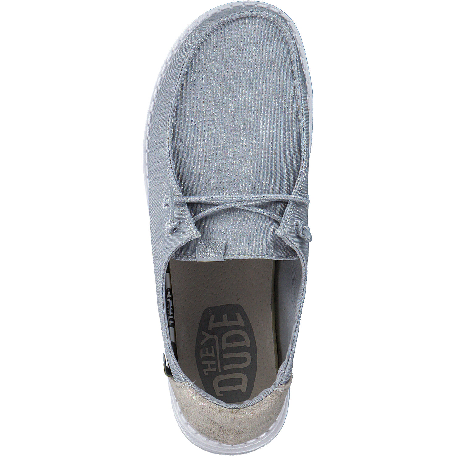 Hey Dude 40079, Schnürschuhe, Damen, hellgrau