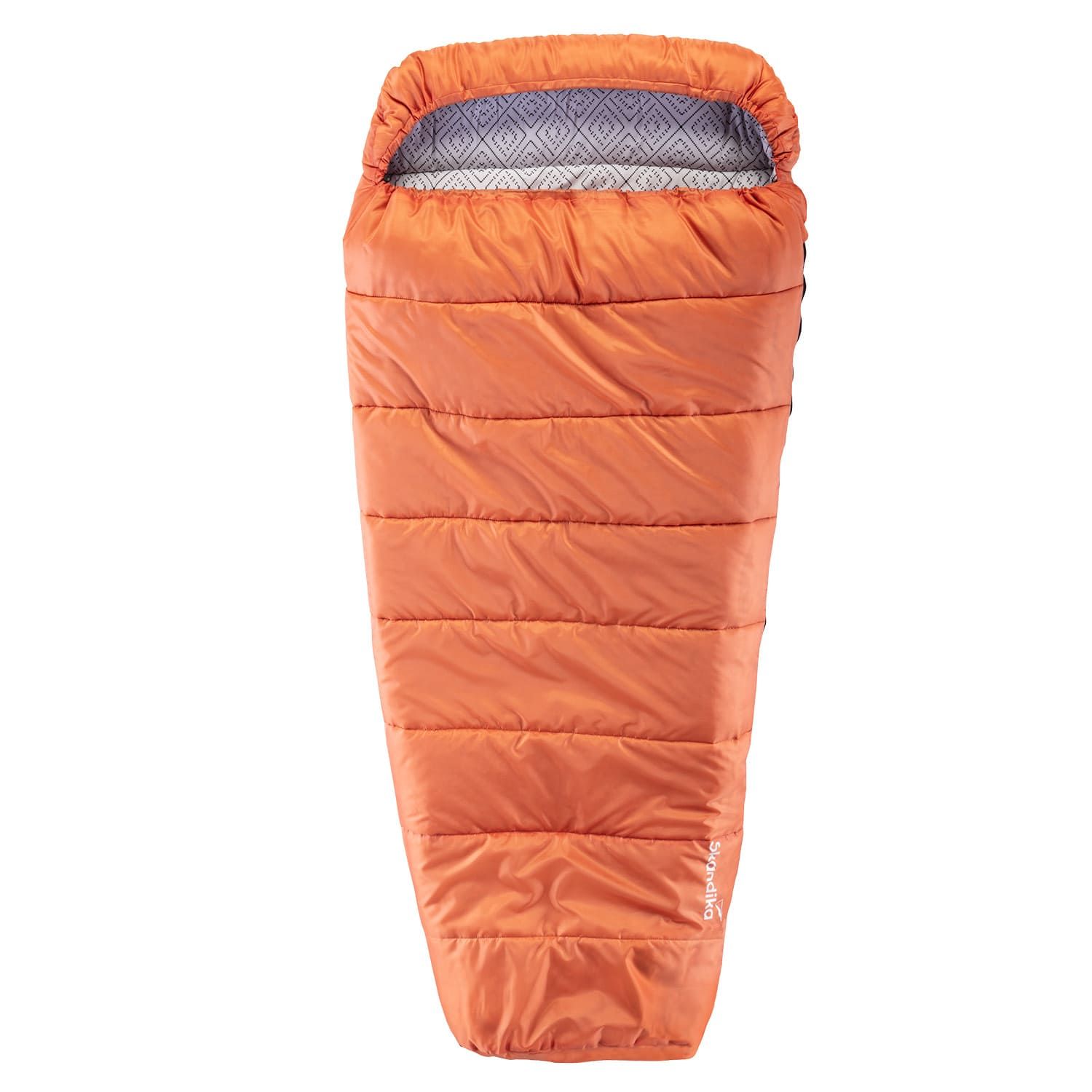 Skandika Vegas XXL RV rechts oranger Schlafsack