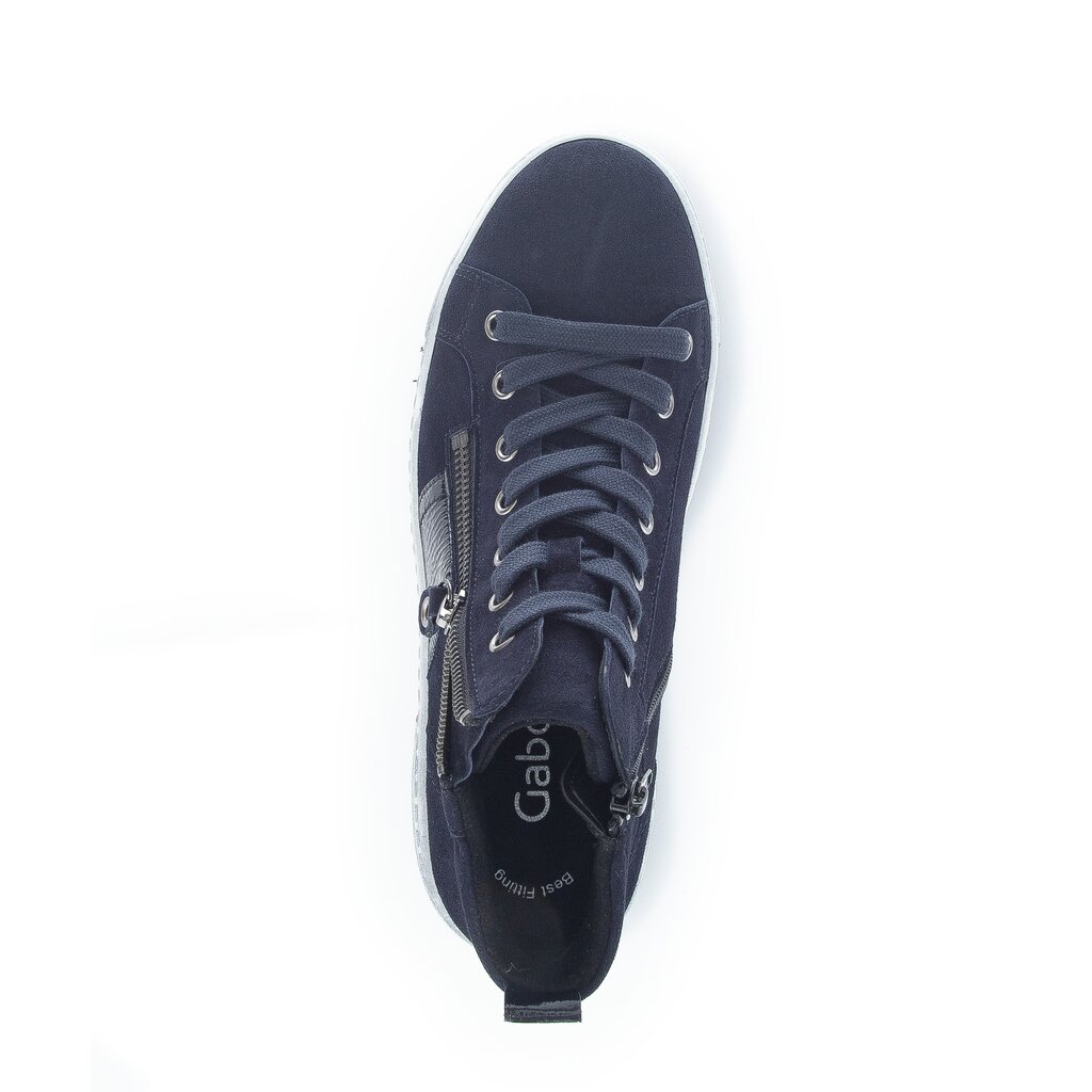 Gabor fashion Schnürstiefelette blau