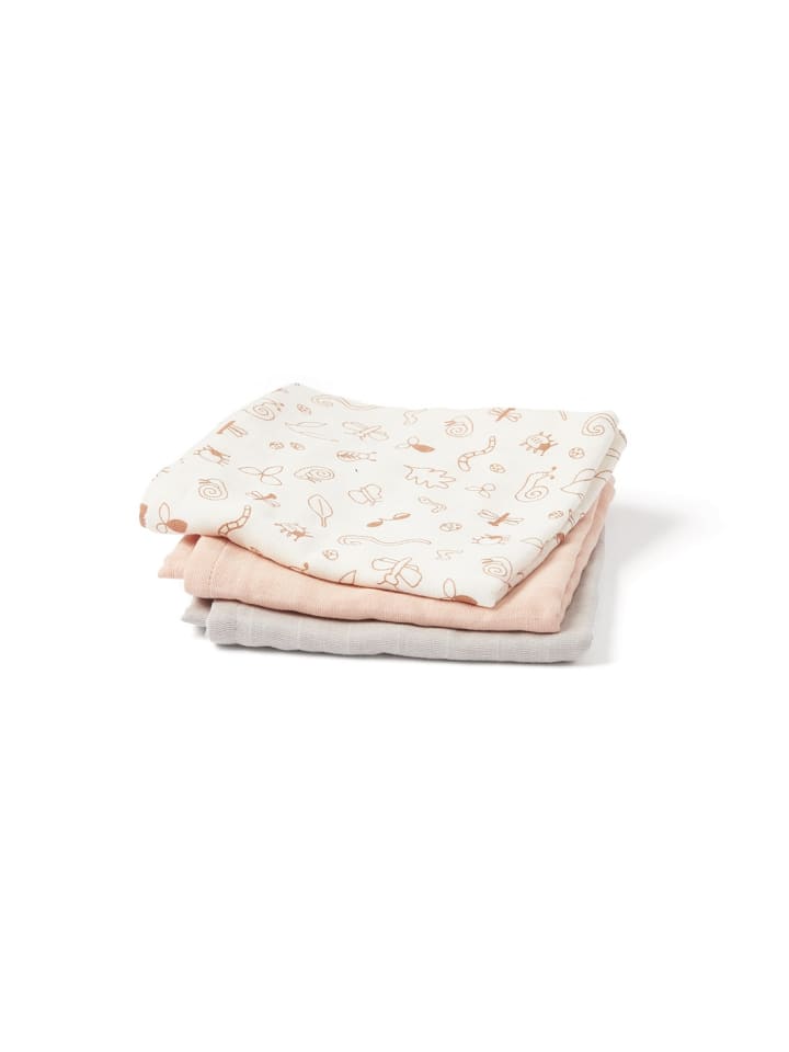 Kids Concept Muslindecken 3er-Set in Rosa ab 0 Monate günstig kaufen onesize