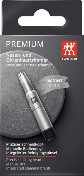 ZWILLING Beauty Premium Nasen- und Ohrenhaartrimmer - silver Trimmer
