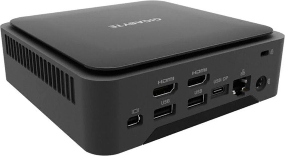 Gigabyte GB-BER3-5400 Barebone-PC (Intel Core i3 12100F, Radeon RX 6500 XT, 16 GB RAM, 480 GB SSD, Luftkühlung)