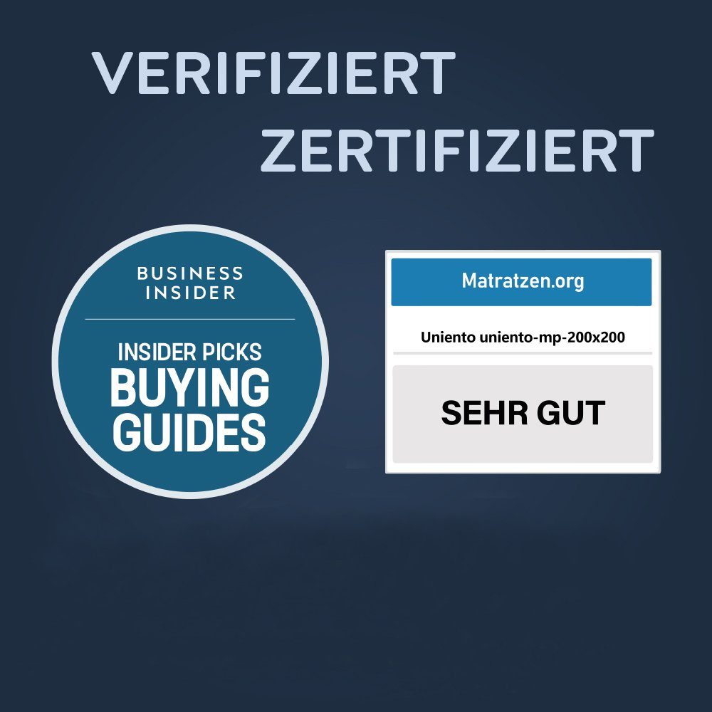 Matratzenschoner PREMIUM Matratzenauflage waschbar atmungsaktiv, geräuscharm Uniento, in verschiedenen Größen, 100% wasserdicht, 100% Baumwolle