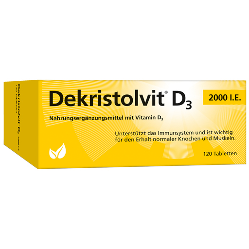 DEKRISTOLVIT D3 2000 I.E. Tabletten  120 St  Tabletten