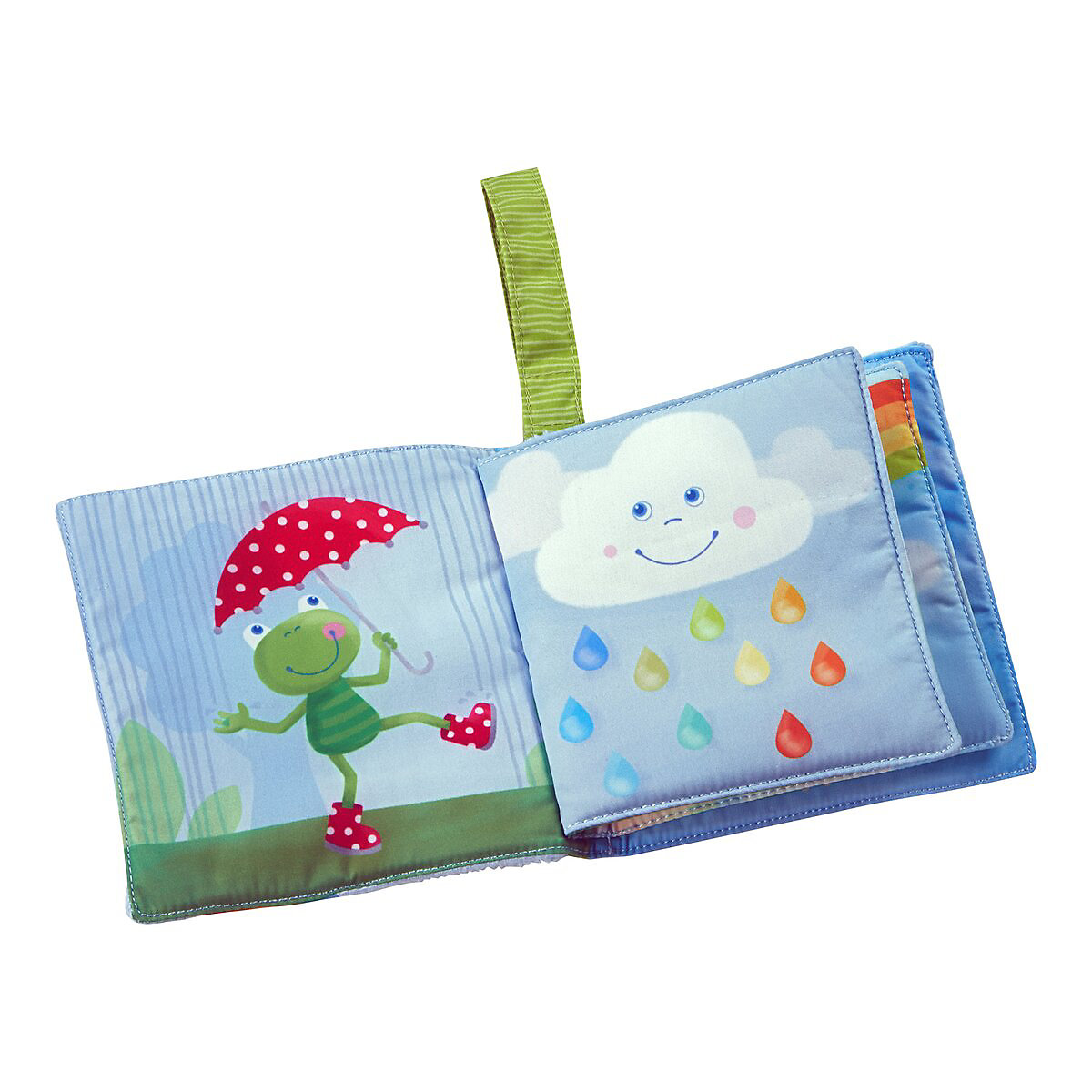 HABA 306028 Stoffbuch Regenbogenwelt