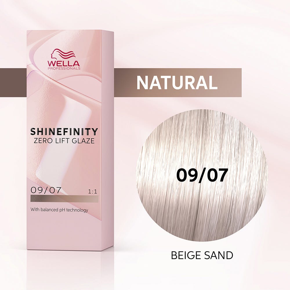 Wella Shinefinity Glaze Beige Sand 09/07 Haarfarbe 60 ml