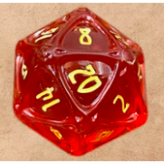 PolyHero Wizard 8 Dice Set Dragonfire (8)