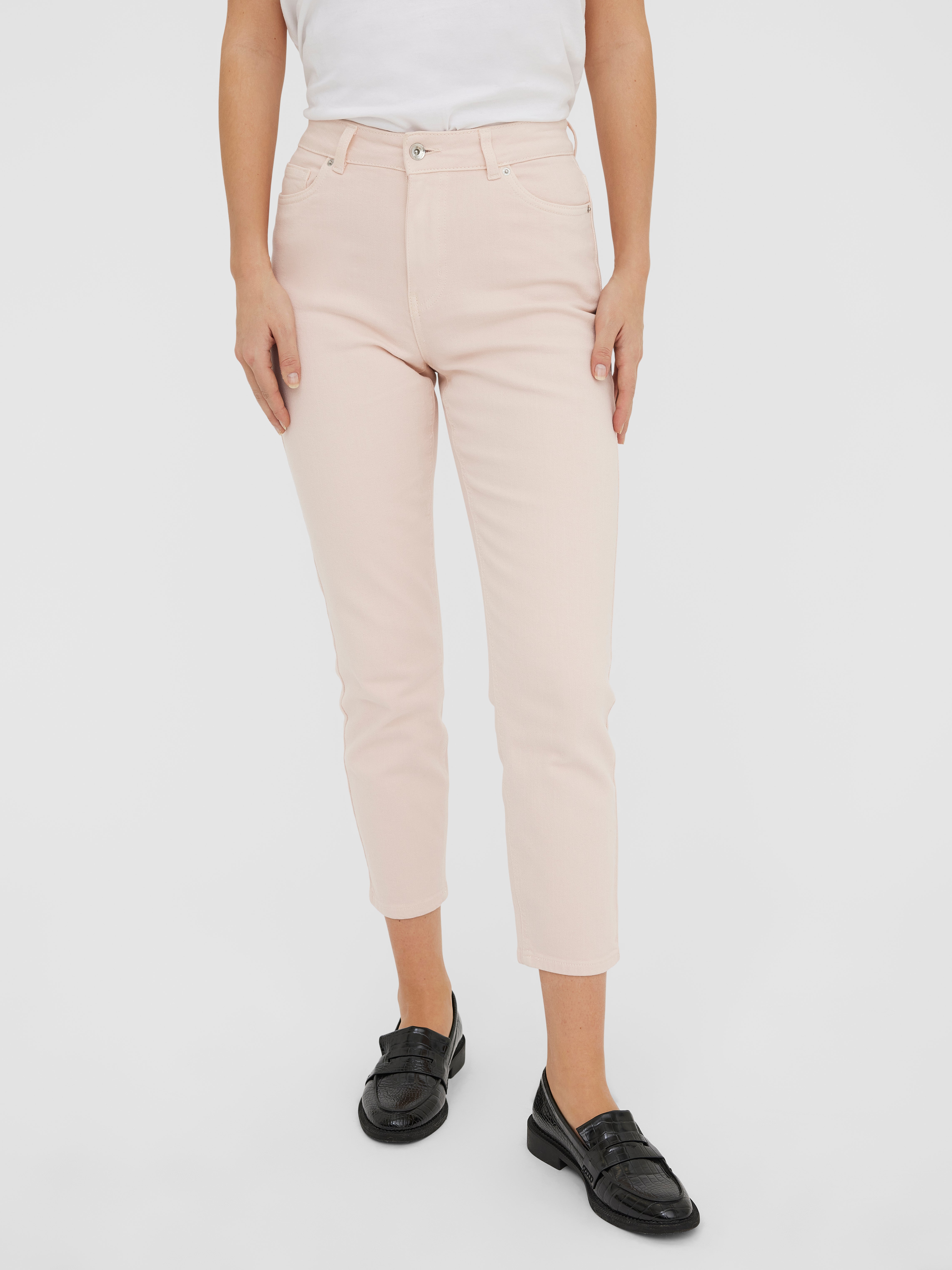 VMBRENDA Hohe Taille Gerade geschnitten Jeans