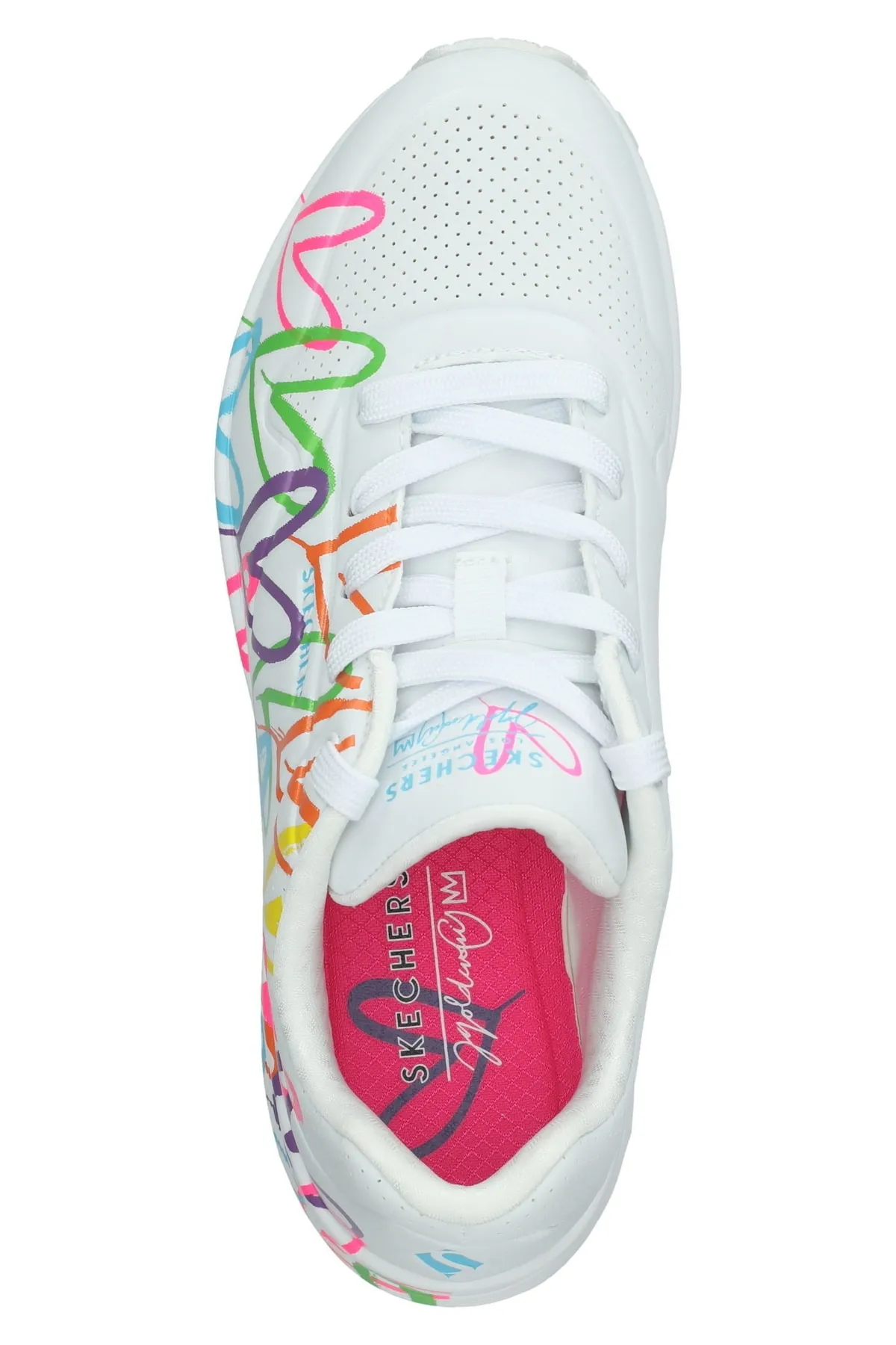 SKECHERS  Sneaker - Weiß - Flacher Absatz