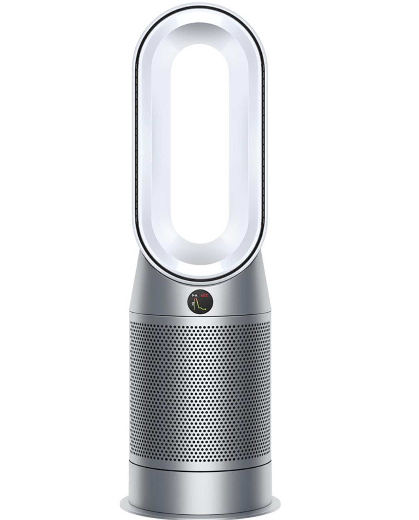 DYSON Kombigerät Luftreiniger, Ventilator und Heizlüfter HP7A Purifier Hot+Cool React 3in1 Ventilator Luftreiniger, Heizlüfter, für 45 m² Räume, leise Schlafzimmer geeignet, Allergiker Raucherzimmer Luftfilter 99,5%
