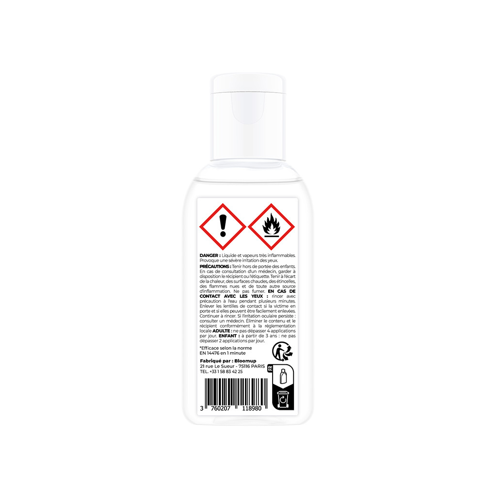 energie fruit Gel Hydroalcoolique Coco | Désinfectant& Virucide mains Gel hydroalcoolique